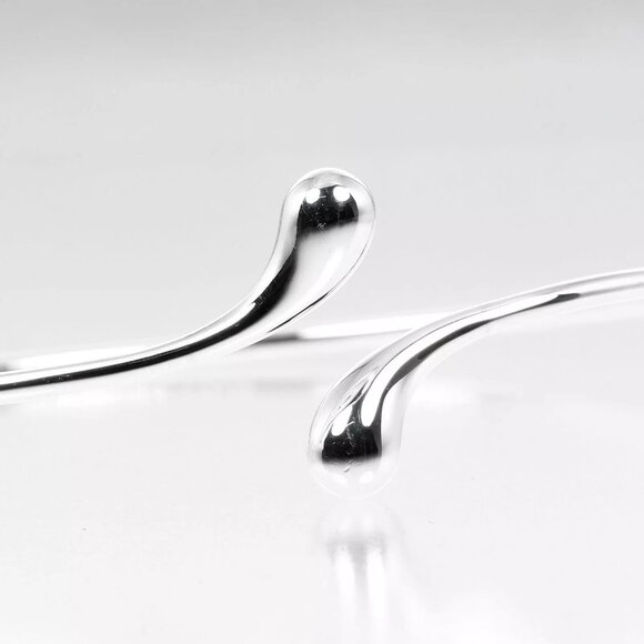 TIFFANY&Co. Double teardrop Bangle Silver925 9g Women - Picture 5 of 6